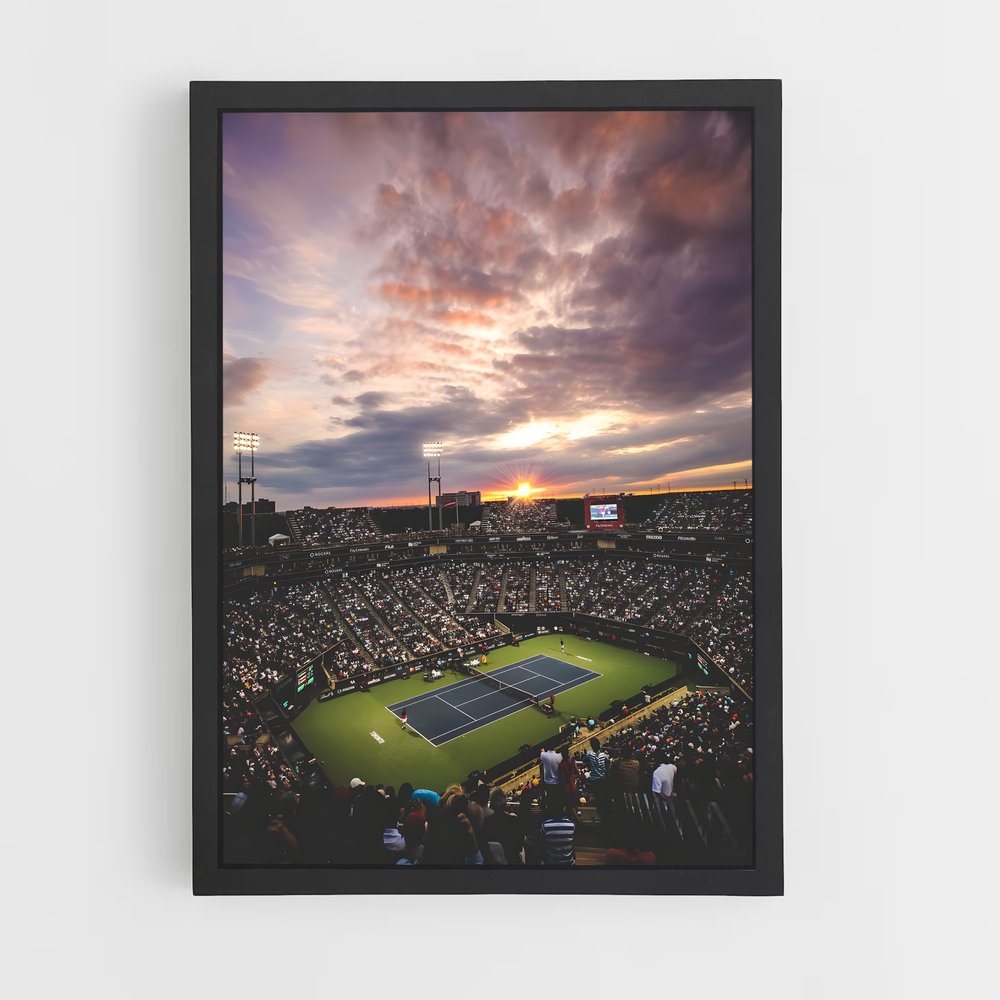 Poster open tennis (vue 2)